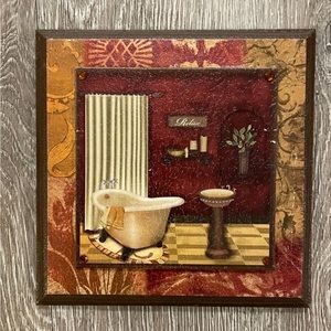 EUC Small Pics / Wall Plaques, Perfect for your Bathroom, Powder Room or Boudoir